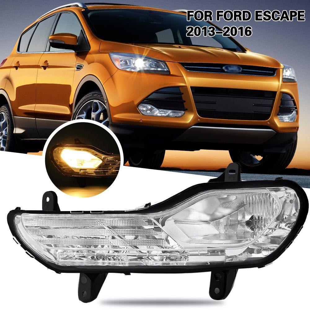 Ford Kuga 2013-2016 Передний противотуманный фонарь и галогеновый дневной ходовой огонь в сборе