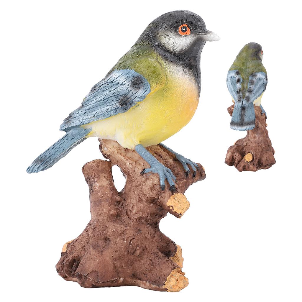 Garden Bird Statue Sculpture Decoration Animal Bird Figurine for Indoor Outdoor Backyard Yard Porch Patio Home Shelf Decor Bird Ornament