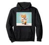 Толстовка с капюшоном Shiba Bubble Stuff Print Kawaii, Dog, Inu, Boba, Tea, Cute,