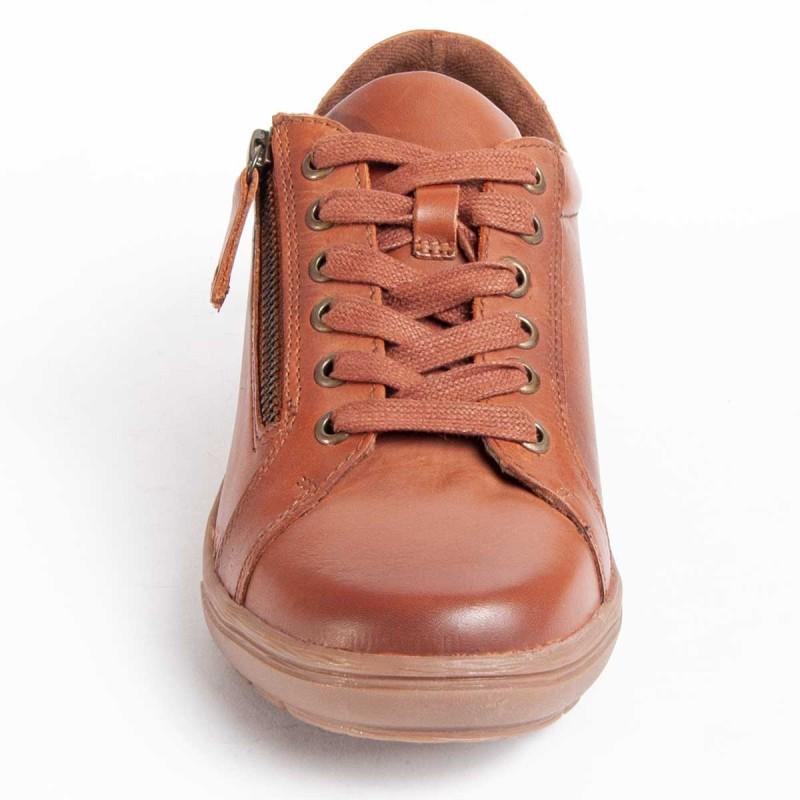 Zapato Casual De Piel Para Mujer.  Purapiel  Ailina  99458