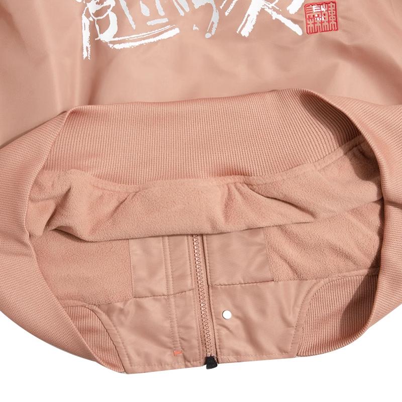 Adidas Куртка-бомбер на флисовой подкладке со светоотражающим принтом Верхняя одежда унисекс Оранжевый IK7678