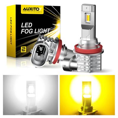 AUXITO H8 H11 H16 H9 Светодиодная противотуманная фара, Светодиодная противотуманная фара с переключением цвета,