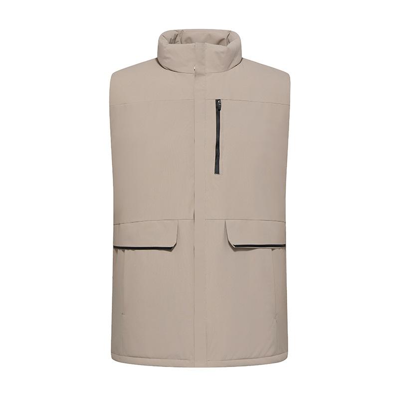 Зимняя куртка жилет мужской и женский пуховый хлопковый комбинезон без рукавов мужской