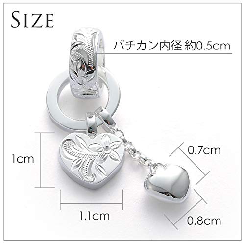 Гавайские украшения ожерелье кулон цепь комплект двойное сердце плюмерия цветок ювелирные изделия [LocoMocoAloha] [подлинный продукт]