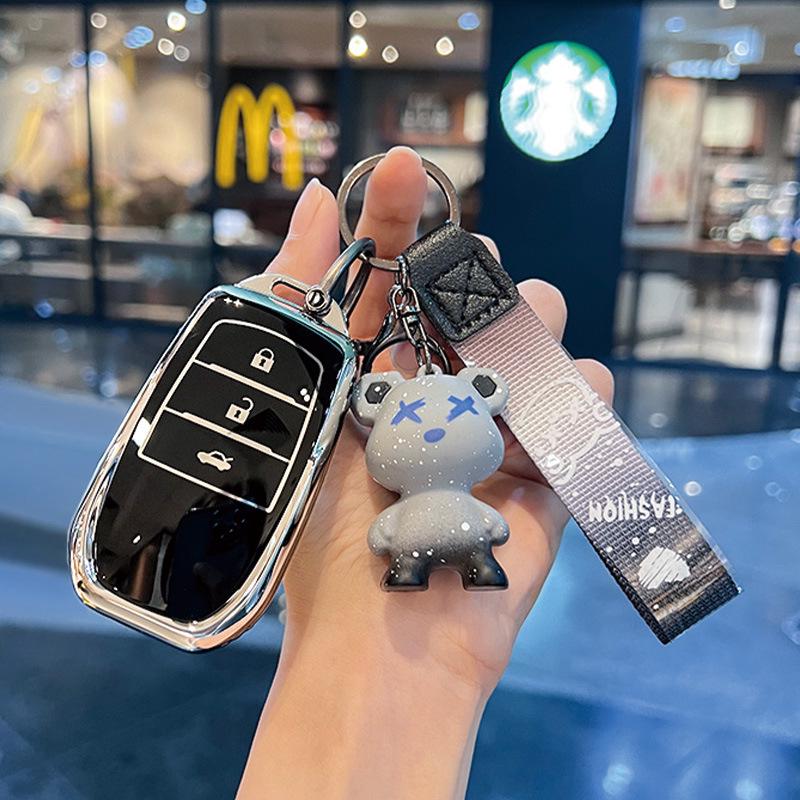 Чехол для ключа Toyota, совместимый с Corolla, Camry, Levin, RAV4, Venza, Avalon и Fenglanda