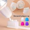 2/4/6Pcs/Set Silicone Toothpaste Lid Self Closing Cosmetic Lotion Squeezer Caps Home Bathroom Accessories Children Child Dispenser