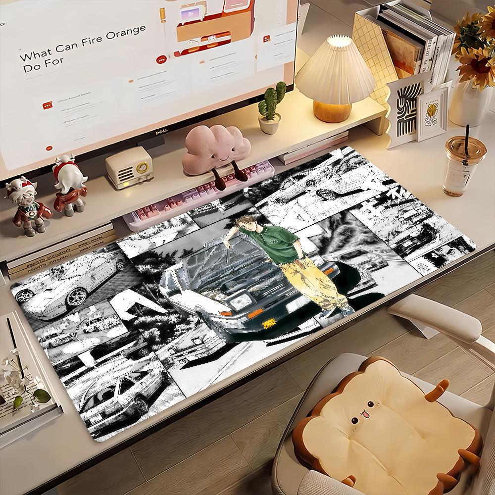 Комикс I-Initial D Коврик для мыши Противоскользящий Резиновая кромка Зафиксированный Утолщенный Коврик для игрового стола ноутбука