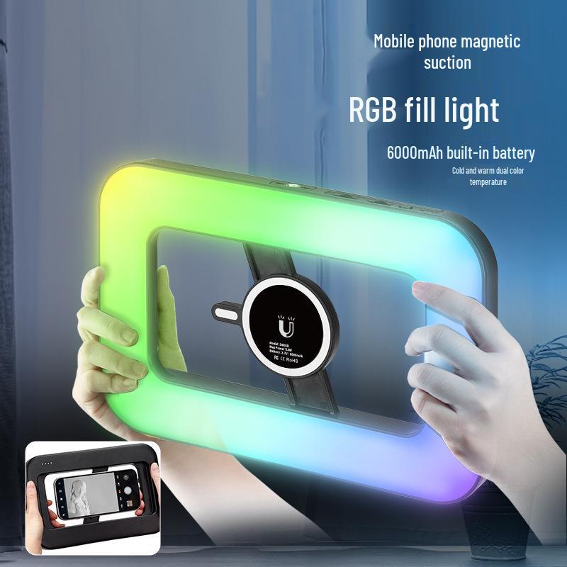 8VLOGLITE WS4RGB Ручной Магнитный Свет для Наружной Фотосъемки и Видео