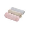 Muslin Cotton Wipes 3-Pack: Grey/Sand/Rose