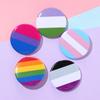 1/2PCS Clothing Rainbow Tinplate Pins Hat Decoration Gay Badge Denim Brooches Brooch Collar Pin