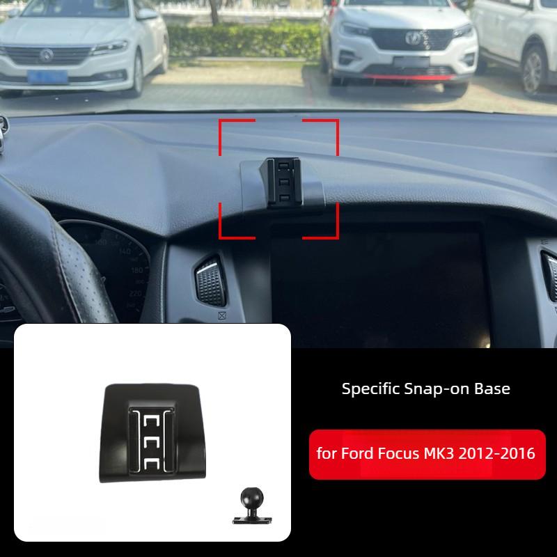 For Ford Focus MK3 2012-2016 Car Phone Holder Special Fixed Bracket Base Magnetic Bracket Gravity Stand Phone Mount Accessories