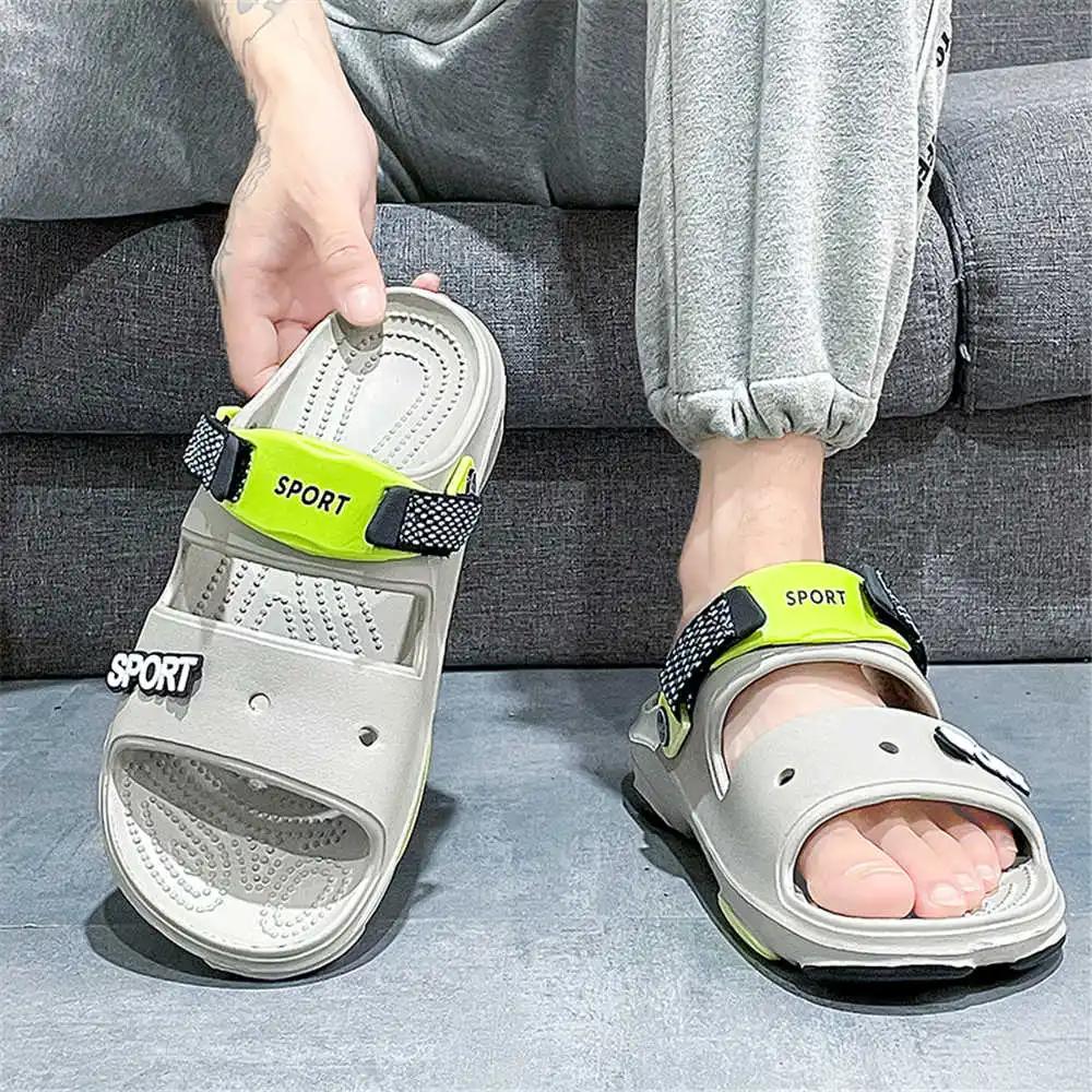 40-41 In Beach Sand Chinelos Open Slippers Shoes Luxury Man Sandals Sneakers Sport High-quality Footwears Snackers Kit