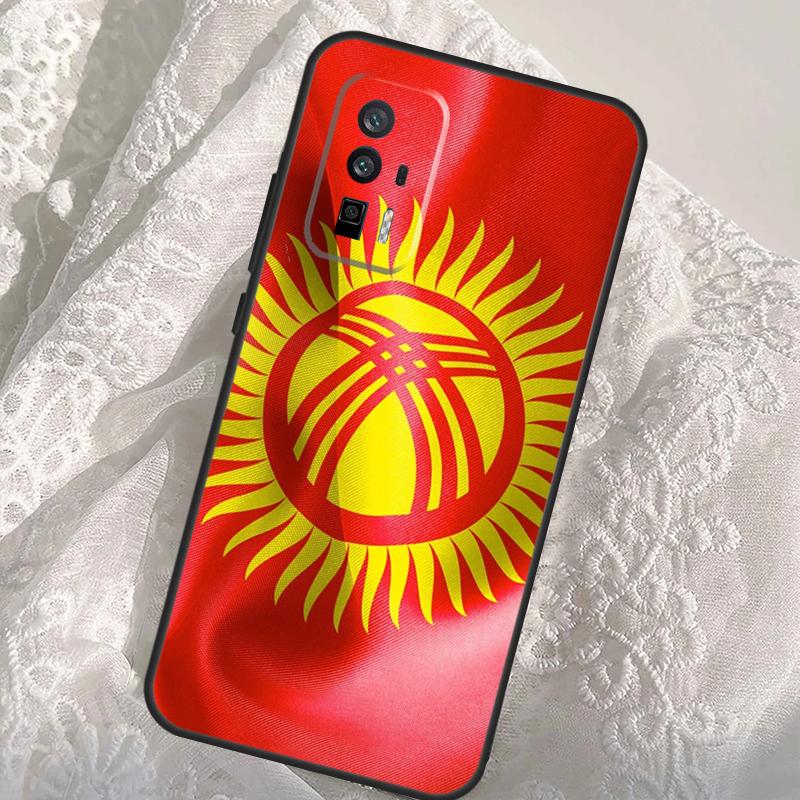 Чехол Флаг Кыргызстана Для Xiaomi 14T Pro 13T 12T 11T 13 14 Ultra POCO F6 Pro M6 M5s F3 F5 X3 X5 X6 Pro