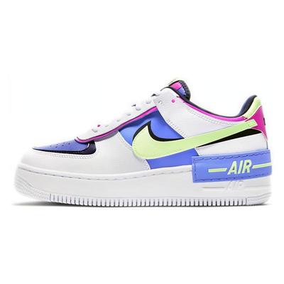 Женские кроссовки Air Force 1 Low Shadow White Sapphire Barely Volt CJ1641-100