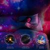 Night Light Galaxy Projector Starry Sky Projector Rotate Planetarium Lamp For Kids Bedroom Valentines Day Gift Wedding Decor New