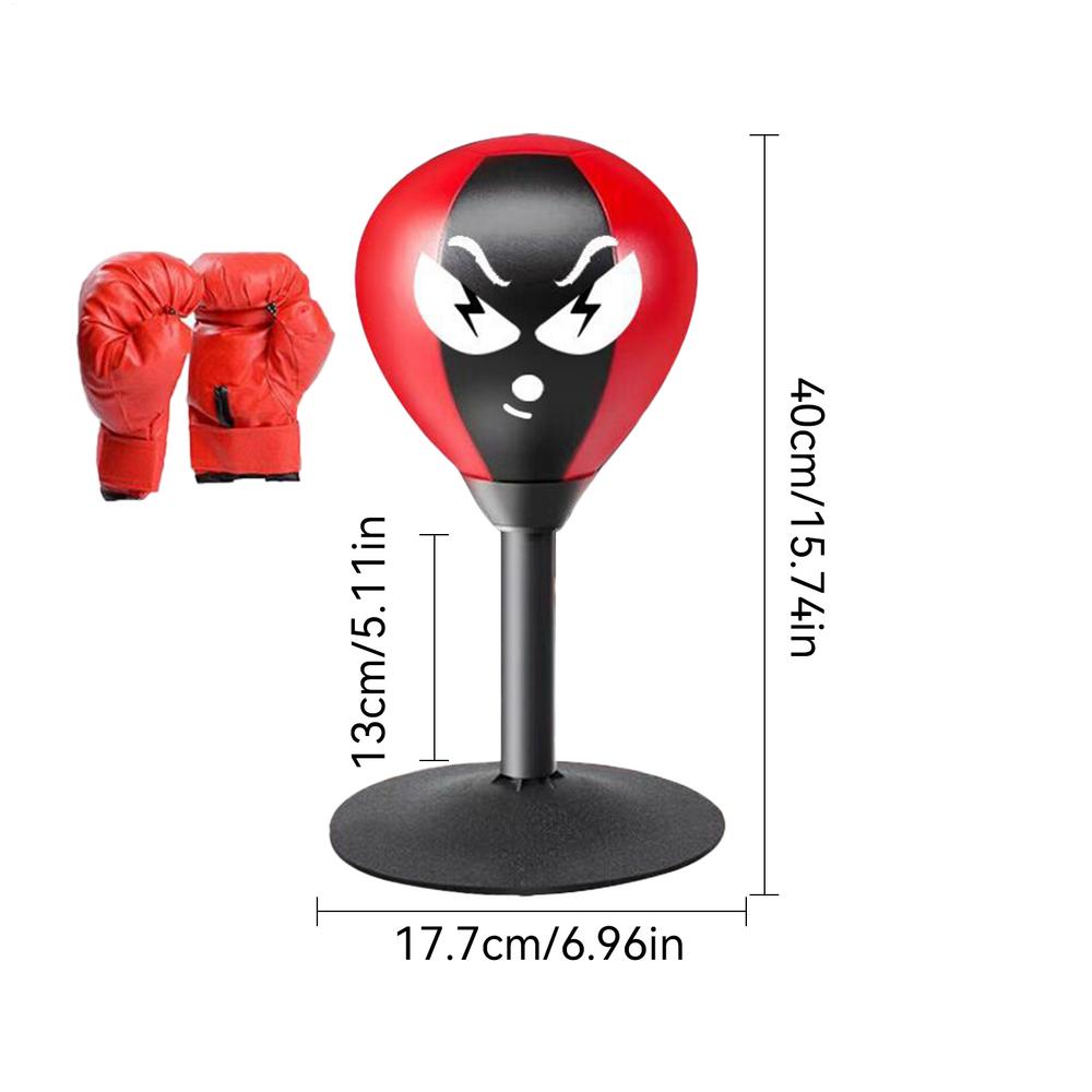 Desk Punching Bag Heavy Duty Desk Boxing Ball for Rage Relief Punch Suction Cup Ball for Mood Relief Anger Management Funny Toys