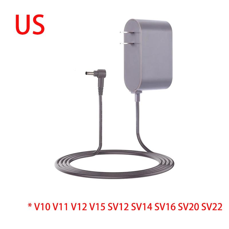 Зарядное устройство для Dyson V10 V11 V15 SV12 SV15 V6 V7 V8 Серии DC Пылесос Зарядный шнур Адаптер питания от аккумулятора Вилка США ЕС Великобритания