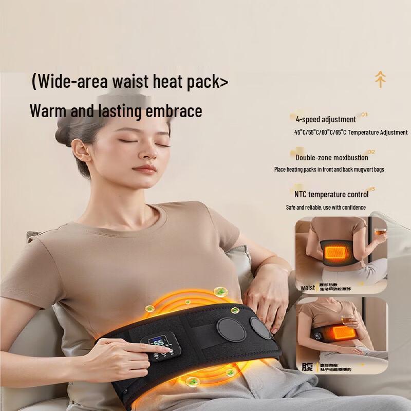 AUX Wireless Heated Lumbar Massage Belt CN plug (adapter included)