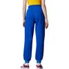Adidas Originals FW22 Logo Print Elastic Waist Mid-Rise Cuffed Knit Joggers Women Joggers Blue IB2055