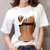 Летняя одежда Уличная 2k Футболка Бюстгальтер Одежда Веселая 3D С коротким рукавом Y Топ Женская футболка