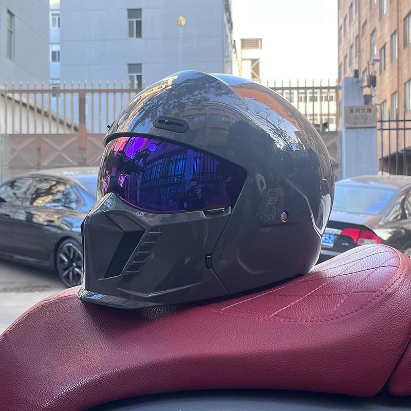 Новый Scorpion Retro Motorcycle Cascos Moto Locomotive Personality Многоцелевой комбинированный шлем Half ML XL XXL XXXL