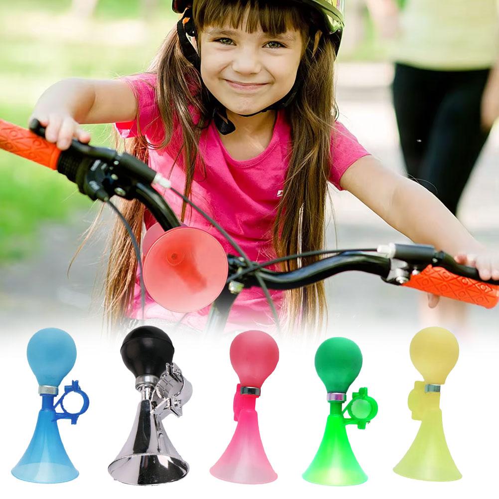 Children Bikes Loud Bell Bicycle Air Horn Safety Horn Road Bicycle Handlebar Bell Ring Kids Cycling Accessories Colorful Bells