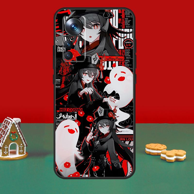 Чехол Genshin Impact Ху Тао для Xiaomi 17 14 15 Ultra 13T 14T 15T Pro Чехол для POCO X7 Pro X5 X6 F5 F6 F7 F8 Ultra