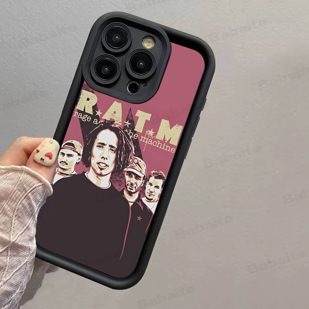 Band Rage A-Against The M-Machine Классический чехол для телефона для IPhone 17 16 15 14 13 12 11 Air Plus Pro Max Мягкая задняя крышка
