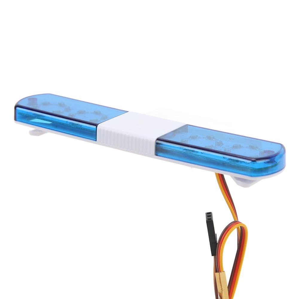 Nine Flashing Modes Alarming Light 115mm Light Bar Lamp Durable RC Alarming Light RC Car