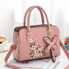 Luxury Embroidered Handle Bags For Women Leather Shoulder Crossbody Bag High Quality Messenger Handbag Middle-aged Mommy Bag