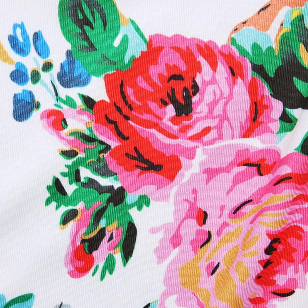 Kids Girl Floral Printed String Sleeveless One-piece Summer Jumpsuit Party Dress