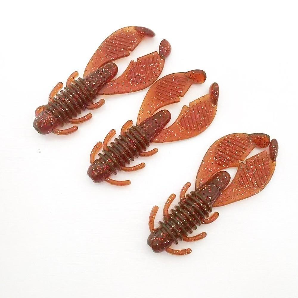 3pcs Obstacle Shrimp Soft Fake Bait LifeLike Realistic Fishing Bait Creative Fishing Soft Lures