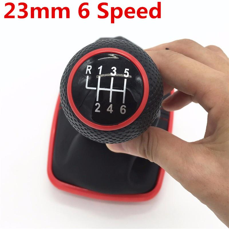 23 мм для Volkswagen VW 1999-2004 Golf 4 IV MK4 GTI R32 Bora Jetta 5/6 Скорость автомобиля Ручка переключения передач Рычаг Ручка Gaitor Чехол для багажника