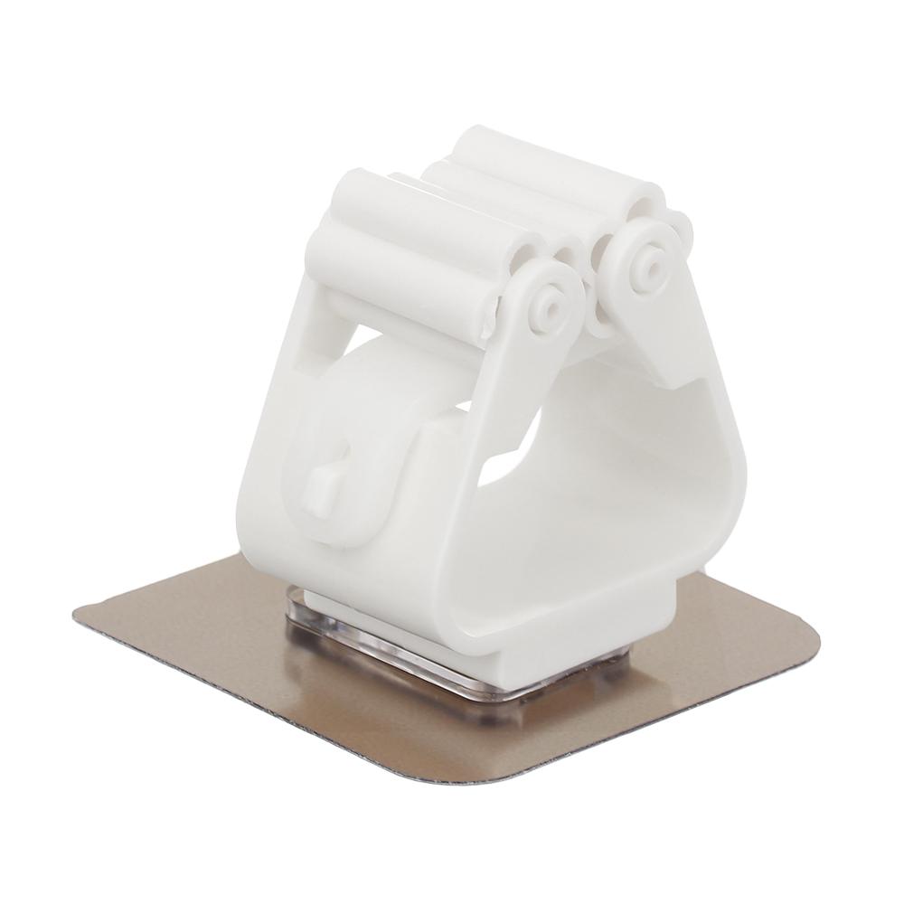 Органайзер для ванной комнаты, самоклеящаяся вешалка для метлы, пружинный зажим, настенные крючки, держатель для швабры