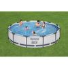 Kit Piscine hors sol tubulaire BESTWAY - Steel Pro Max™ - 366 x 76 cm - Ronde - (Inclus 1 pompe de filtration et 1 cartouche)