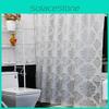 European Shower Waterproof Curtain Mold Resistant Home Use Bathroom Privacy