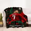 Cristiano Ronaldo 207 Blanket Comfortable Great for Seaside Picnics Bed Four Seasons Universal Modern Birthday Christmas Gift Blanket