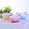 Baby Slip-resistant Tableware Set Children Sucker Bowl Fork and Spoon Children Training