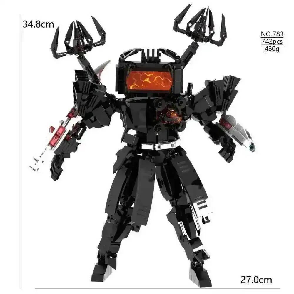 Скибиди Туалет Спикермен Человек-колонка Блоки Титаны Телевизионный Человек Часовой Человек Часовщик G-Man Скибиди Конструктор Камерамен Дриллмен