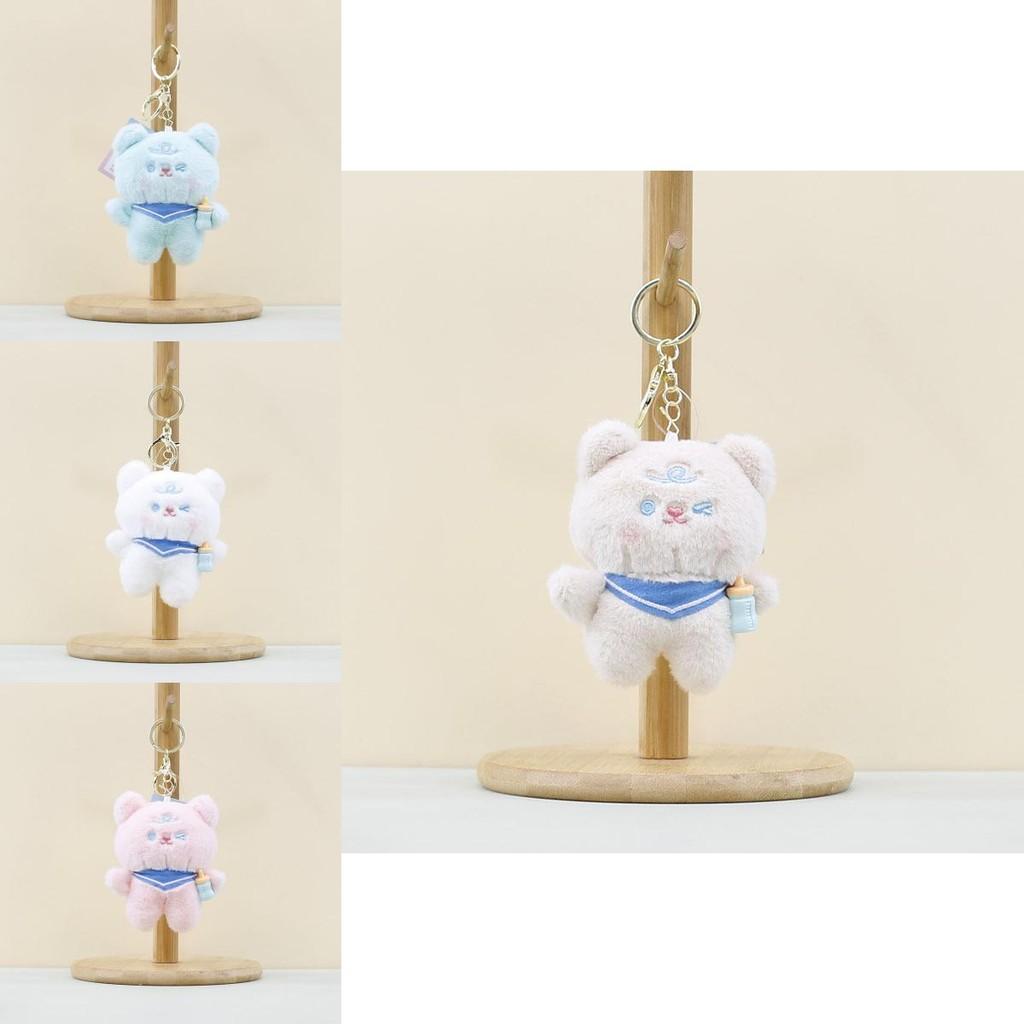 Charming Miniature Plush Bear Keychain With High-quality Pp Cotton Filling For Kids