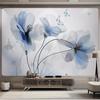 3d Mural Fresh Hand Drawn Flower Butterfly Wallpaper Sofa Tv Background Home Decor Wall Murals Fresco