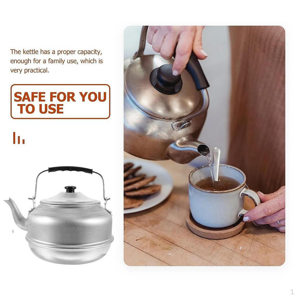 Household Teapot Water Kettle Large Capacity Cookware Tea Gas Stoves Teakettle for Camping