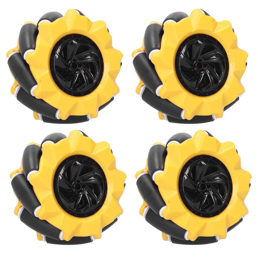 Mecanum Omnidirectional Wheels for RC Models (80mm Wheel Set of 2)