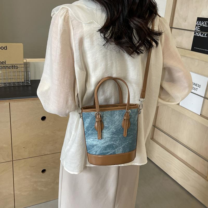 Сумка 2024 года, летняя новая мода, контрастные цвета, популярная сумка через плечо, летняя повседневная универсальная сумка-мессенджер