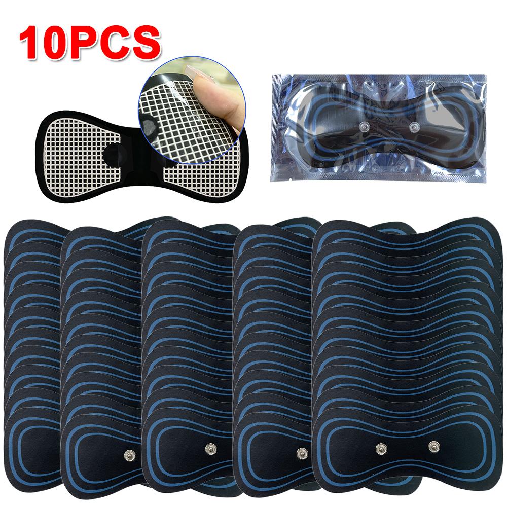 10PCS Replacement Patches Accessorie Intelligent Cervical Massage EMS Mini Body Neck Massager Patch Muscle Hip Exerciser
