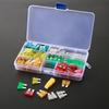 120pcs/set Car Fuses in Storage Box Essential Car Fuses set Insert Type Plastic & Zinc Car Fuses Assortment in Hand Box