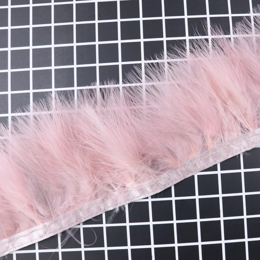 8-10Cm Marabou Turkey Feathers Trim Ribbon Diy Crafts Wedding Party Decor Sewing Clothing Accessories Handmade Home Plume Decor