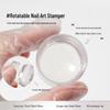 2025 Силиконовый шаблон для стемпинга ногтей – Прозрачный инструмент для переноса во французском стиле