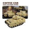НОВЫЙ Армейский Тяжелый Танк MOC Набор Кирпичей WW2 Военные Бронированные Машины Строительные Блоки Война Танк 3D Модель Детские Игрушки Подарок на День Рождения DIY