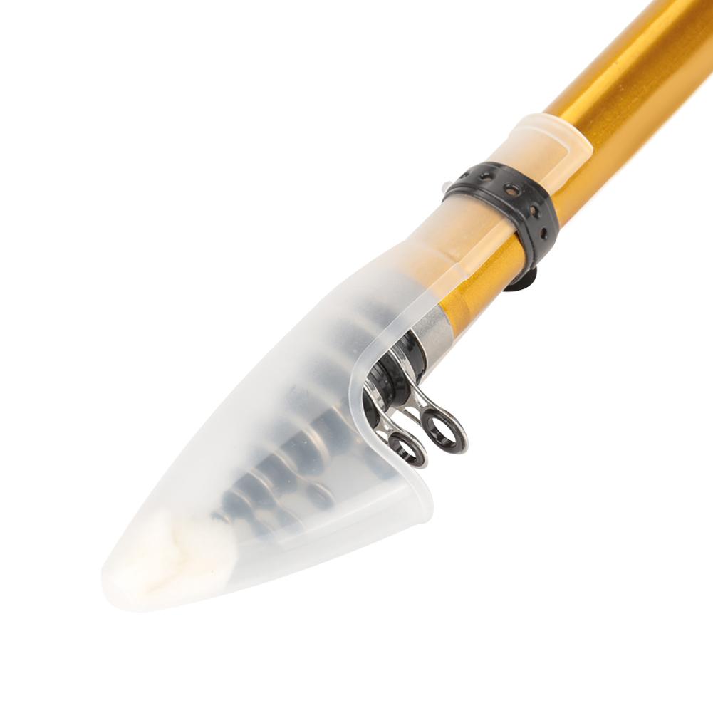 Мини Телескопическое Удилище из Стекловолокна Сверхлегкое Кастинговое Удилище для Морской Рок-Рыбалки Золотое (3,0 м)